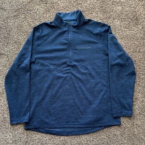 NWOT Vineyard Vines Performance Men's Navy Blue Quarter-Zip Long Sleeve L